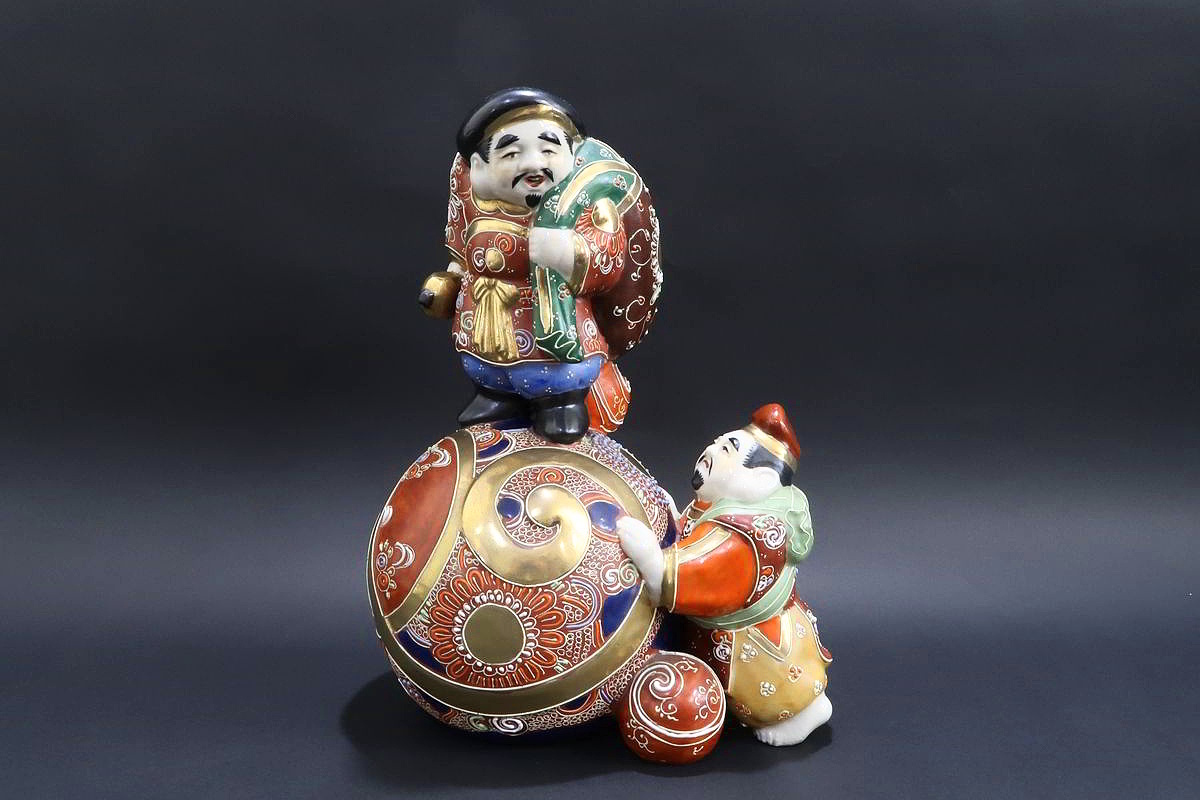 古九谷 大黒天 置物 古九谷 大黒天 置物 Yahoo!オークション -「大黒天