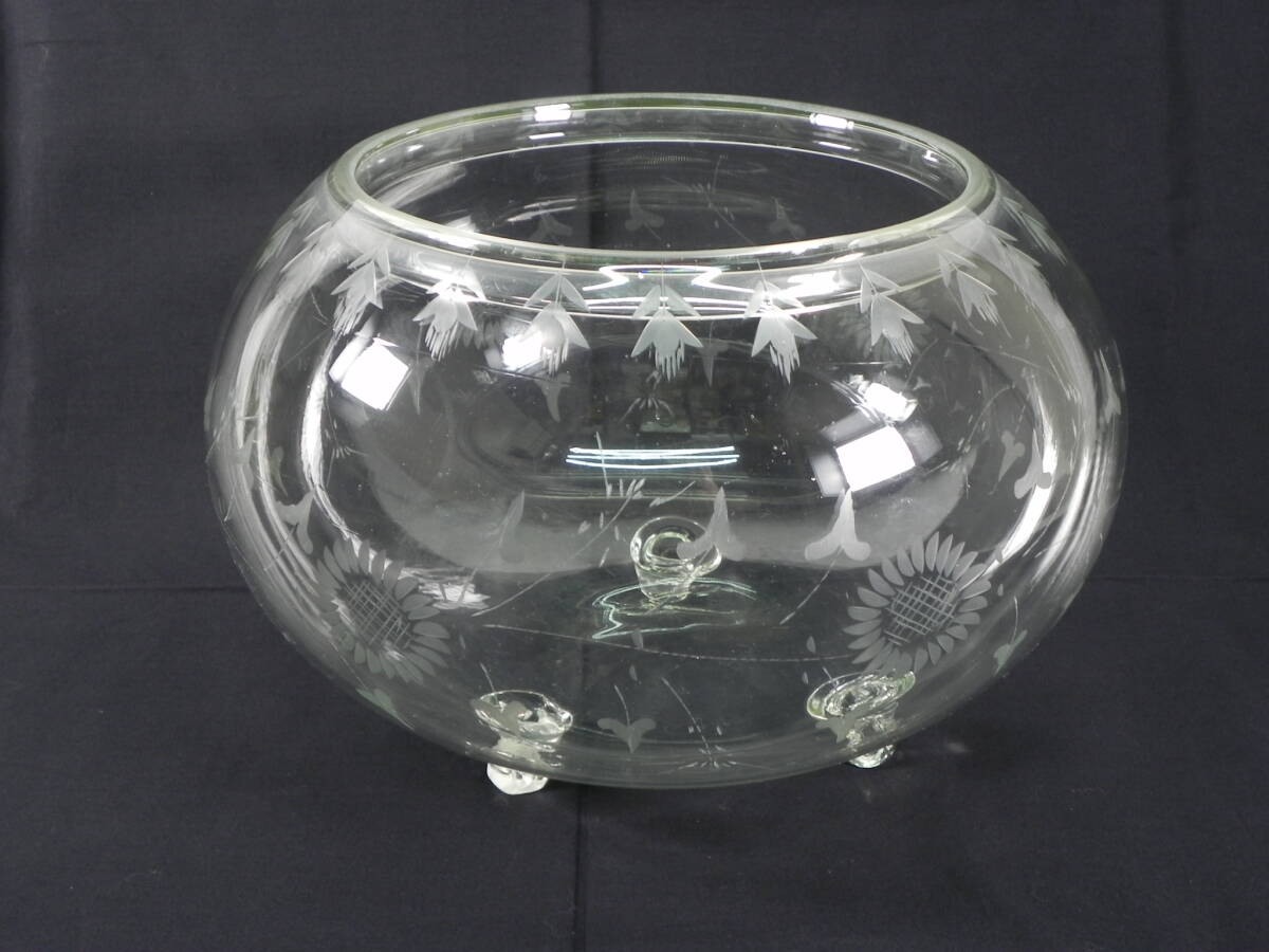 Yahoo!オークション -「金魚鉢 ガラス レトロ」の落札相場・落札価格