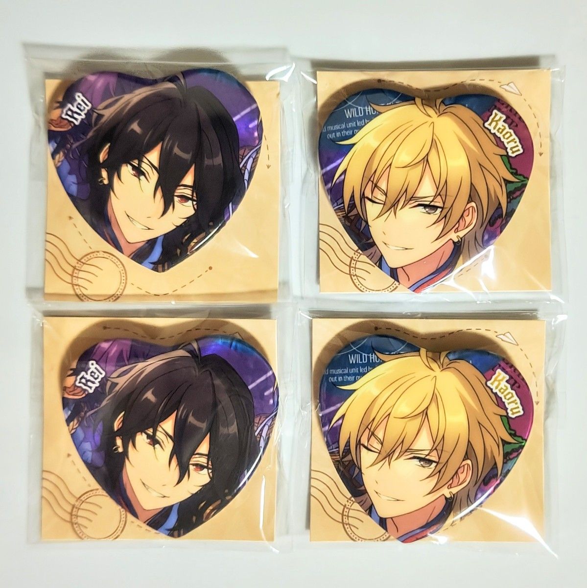 あんスタ 中国 ハート缶バッジ trip 薫 羽風薫 旅路｜Yahoo!フリマ（旧