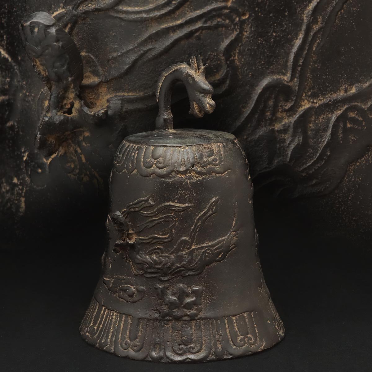 eyeknow74 釣鐘 半鐘 警鐘 青銅製 古銅半鐘 直接手渡し eyeknow74 釣鐘