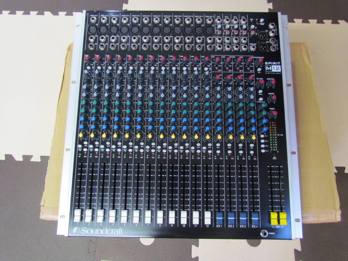 Soundcraft Spirit M12 12chミキサージャンク！ Yahoo!オークション