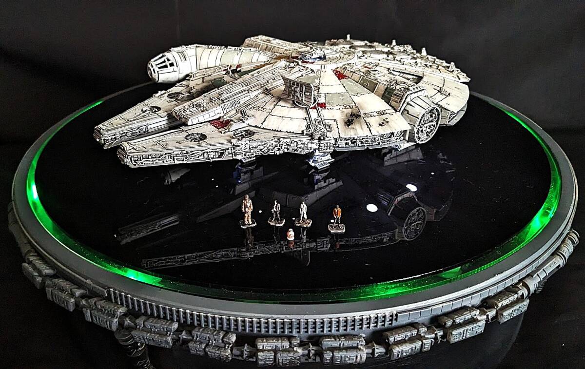 ミレニアムファルコン MF 電飾改修 完成品 ビークルモデル 1/350