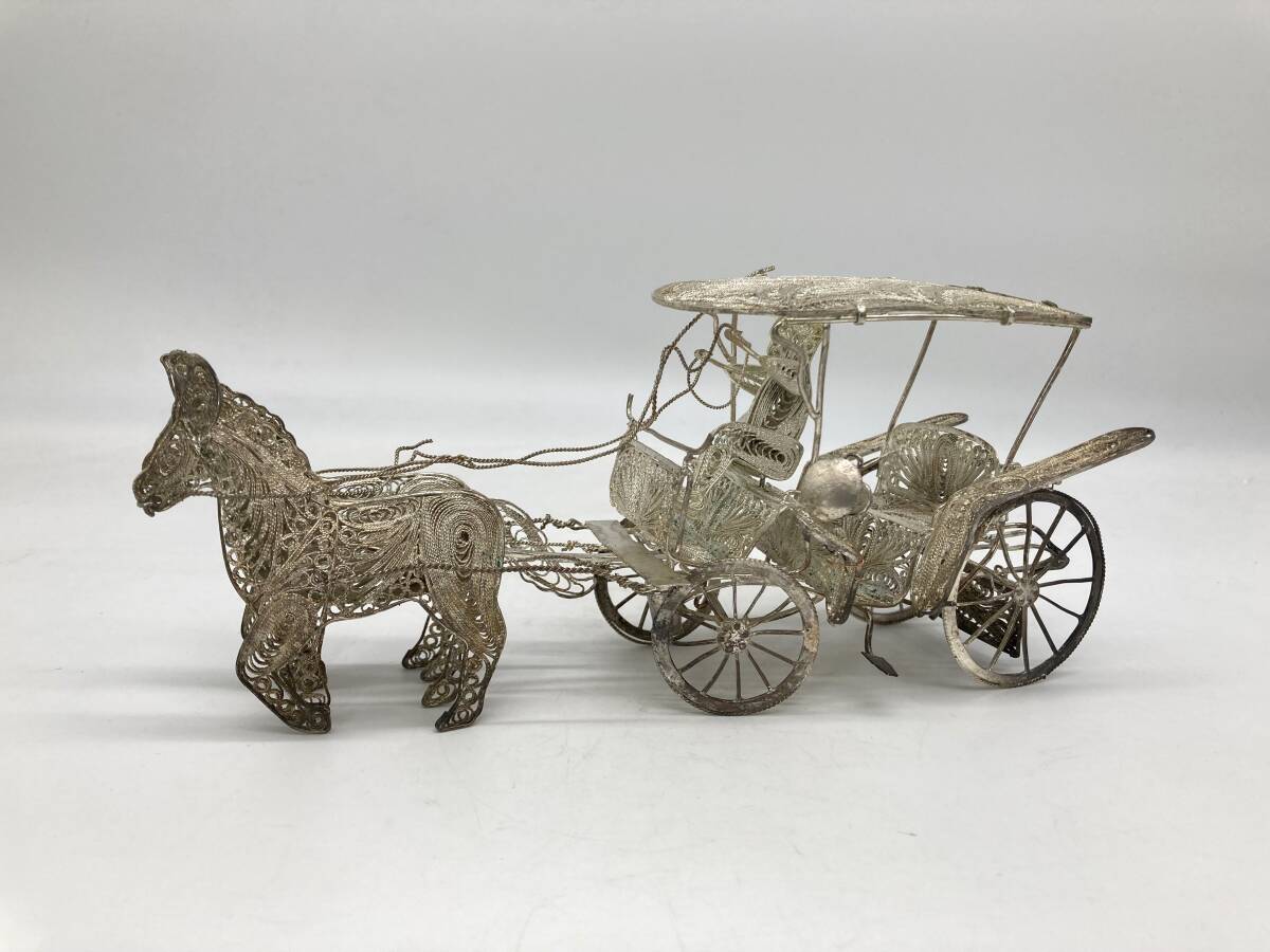 Yahoo!オークション -「馬車」(銀製) (金属工芸)の落札相場・落札価格
