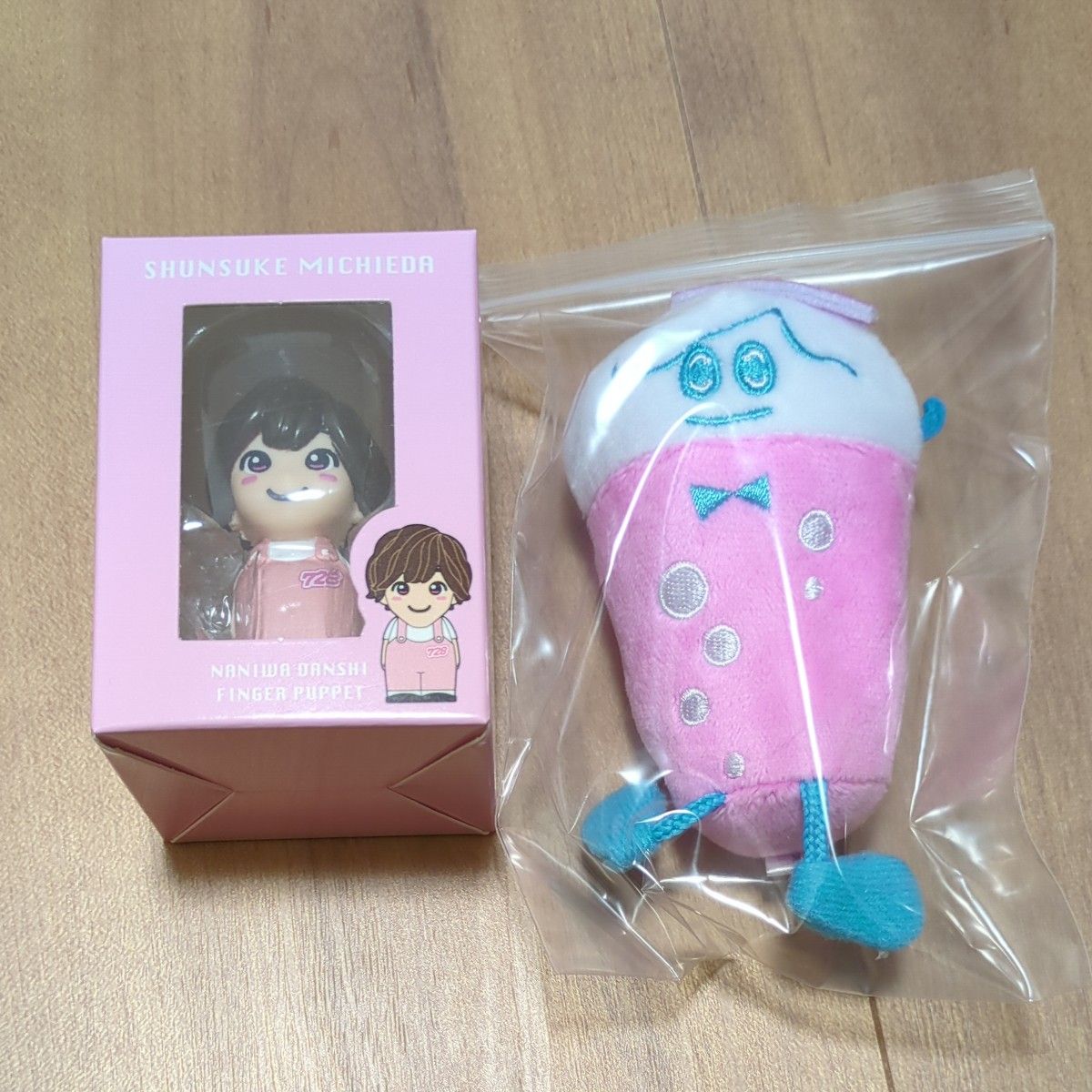 なにわ男子 道枝駿佑 指人形 フォトカードホルダー ちびぬい GU グッズ