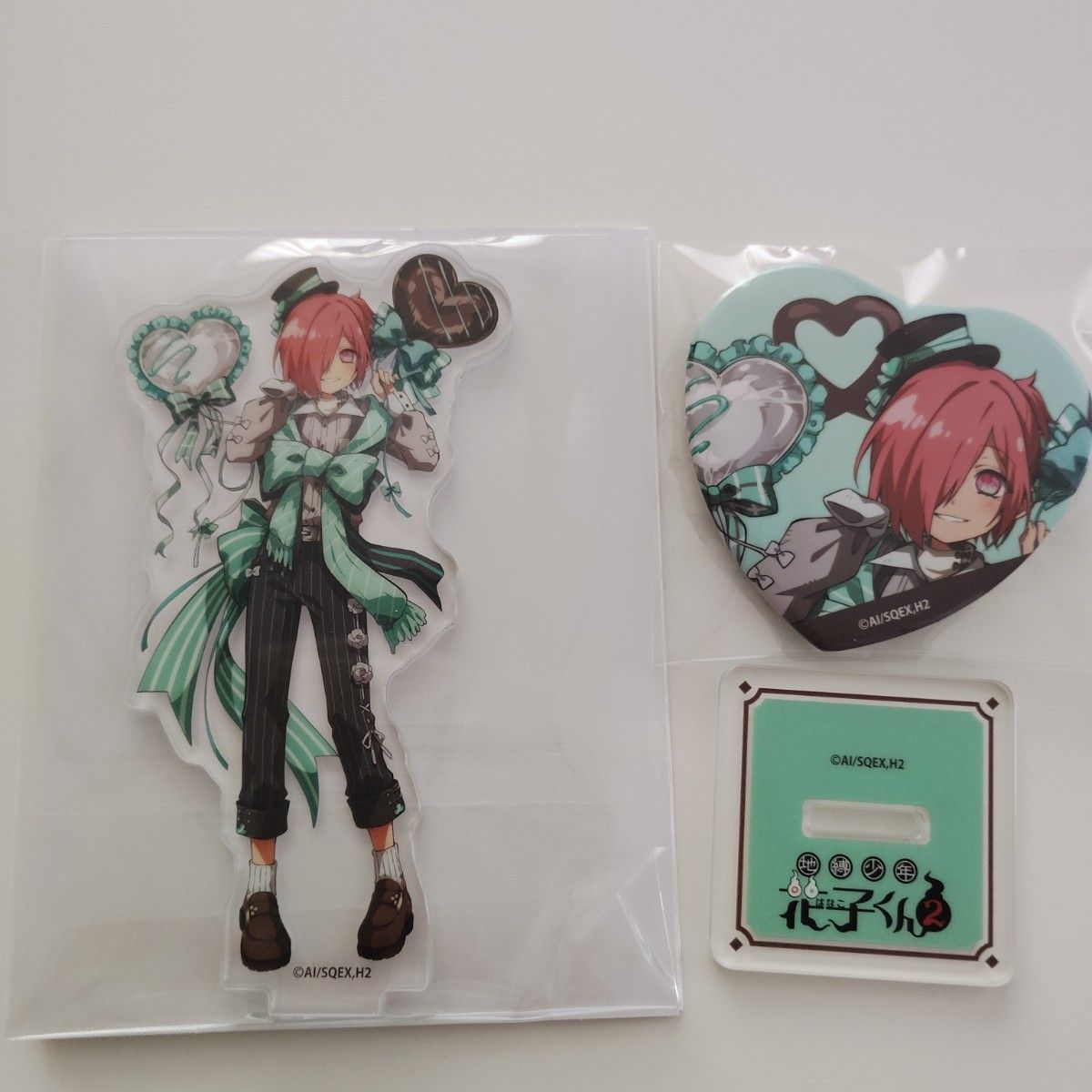 ファミリーマート 地縛少年花子くん2 つかさ チョコミント ハート型缶