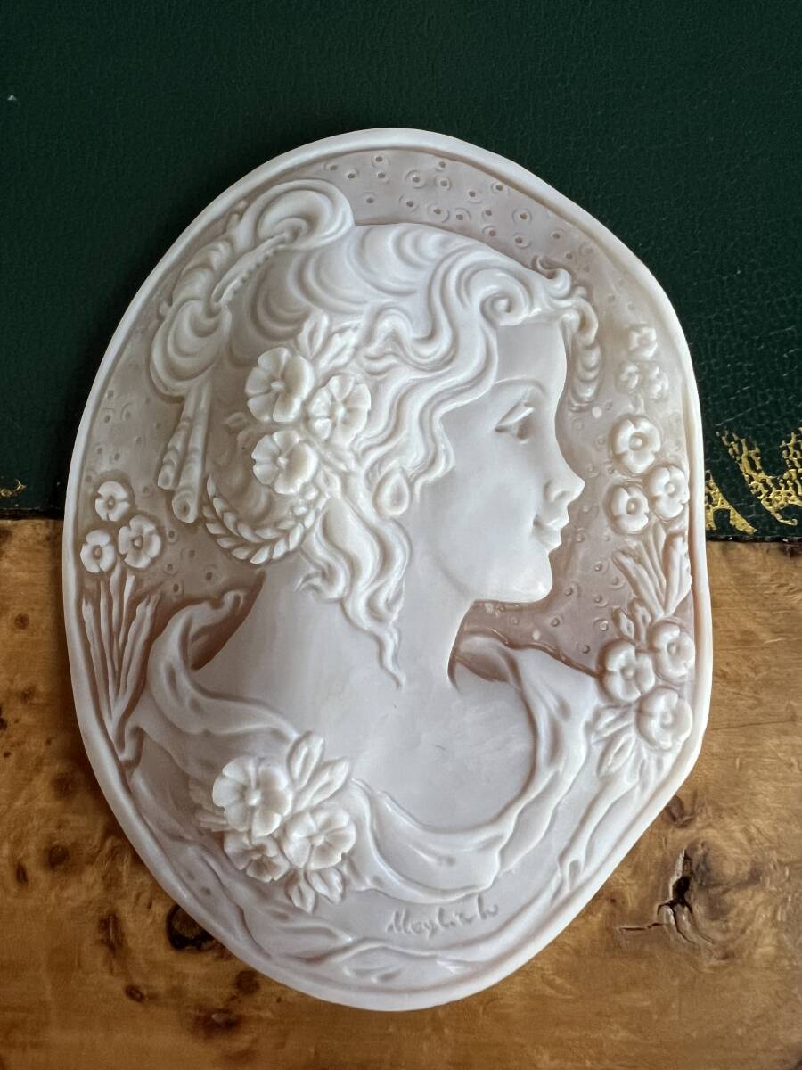 ◇シェルカメオ ルース ヴィンテージ アート 彫刻 美術品 アンティーク