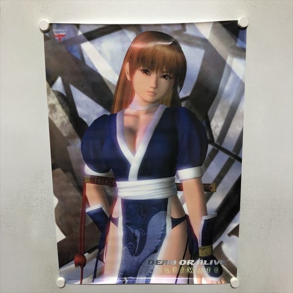 B2・一部破れあり】 DOA エクストリーム3 vita版 販促 ポスター B2・一