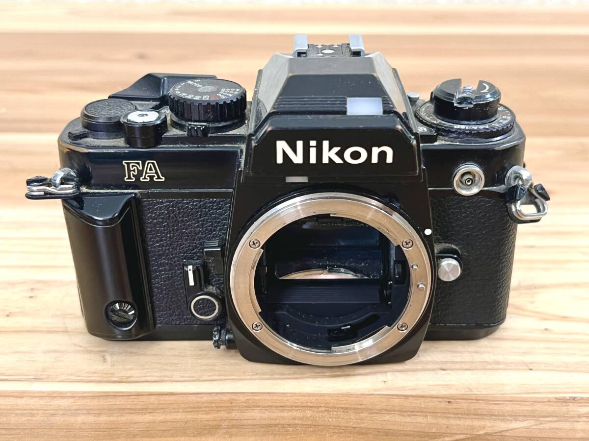 ジャンク Nikon FA フィルムカメラ 一眼レフ ブラック ニコン ボディ