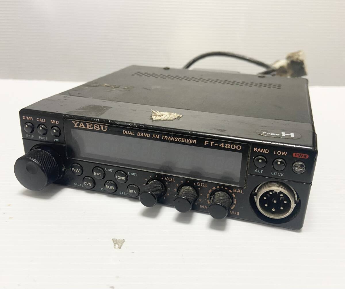 YAESU FT-4800 デュアルバンドトランシーバー 10W ジャンク Yahoo