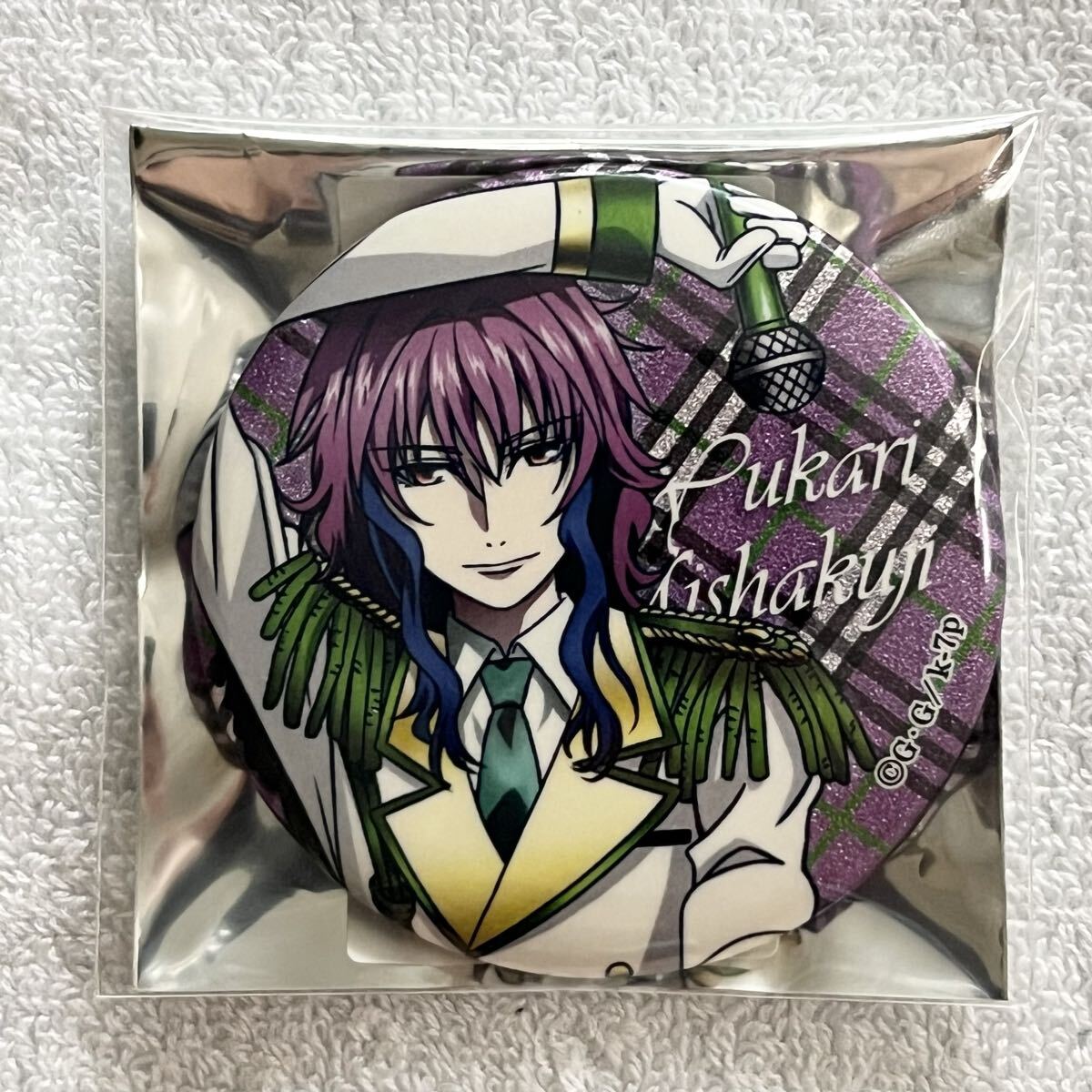 K MISSING KINGS 御芍神 紫 缶バッジ K MISSING KINGS 御芍神 紫 缶