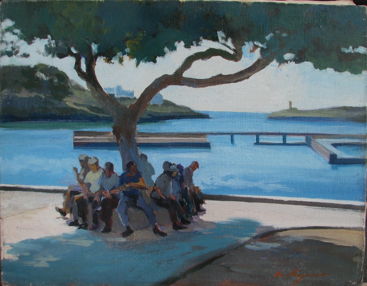 檜山健三 水門 20号油彩 茨城の物故巨匠 額なし 檜山健三 水門 20号