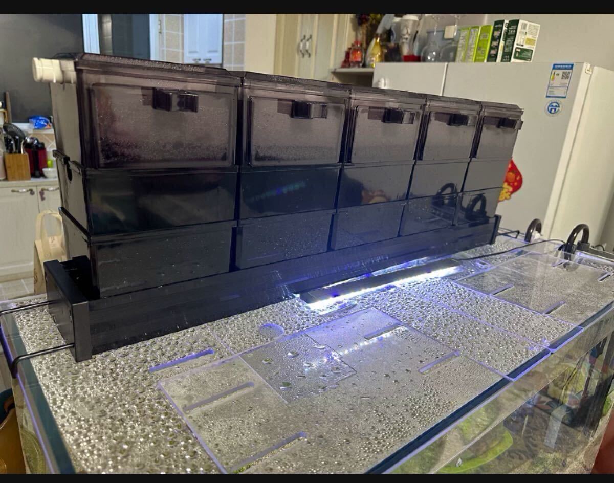 90センチアクリル水槽用 上部フィルター ウールボックス引き出し式