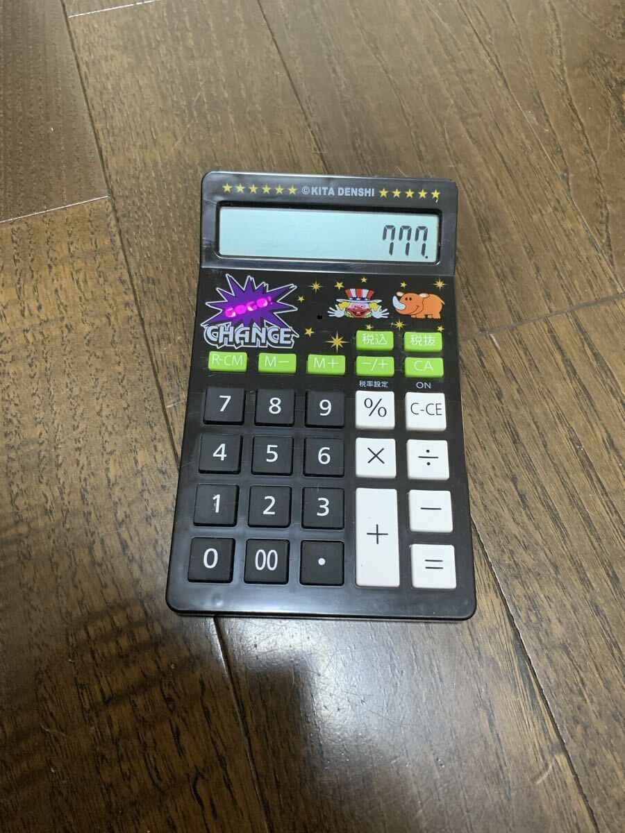 音が鳴る! 光る! GOGO! CHANCE ジャグラー☆電卓☆黒☆動作確認済