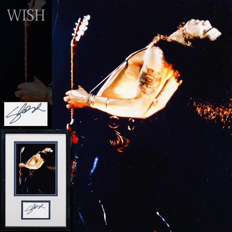 ガンズ・アンド・ローゼズ メンバーサイン入り写真+証明書 ガンズ