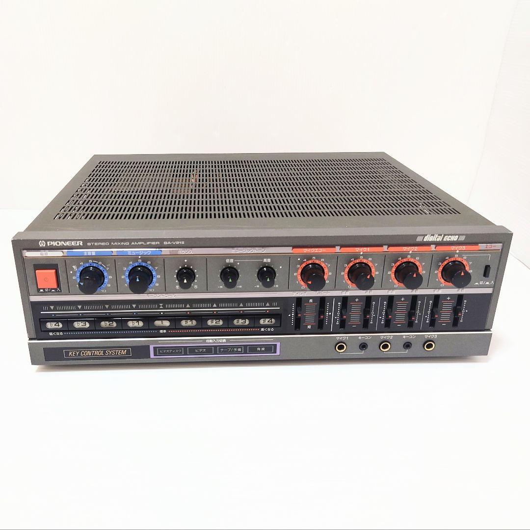 02Pioneer パイオニア カラオケアンプ SA-V21II 動作確認済