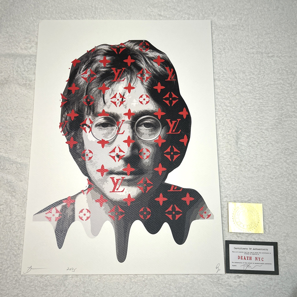 Yahoo!オークション -「ジョンレノン」(シルクスクリーン) (版画)の