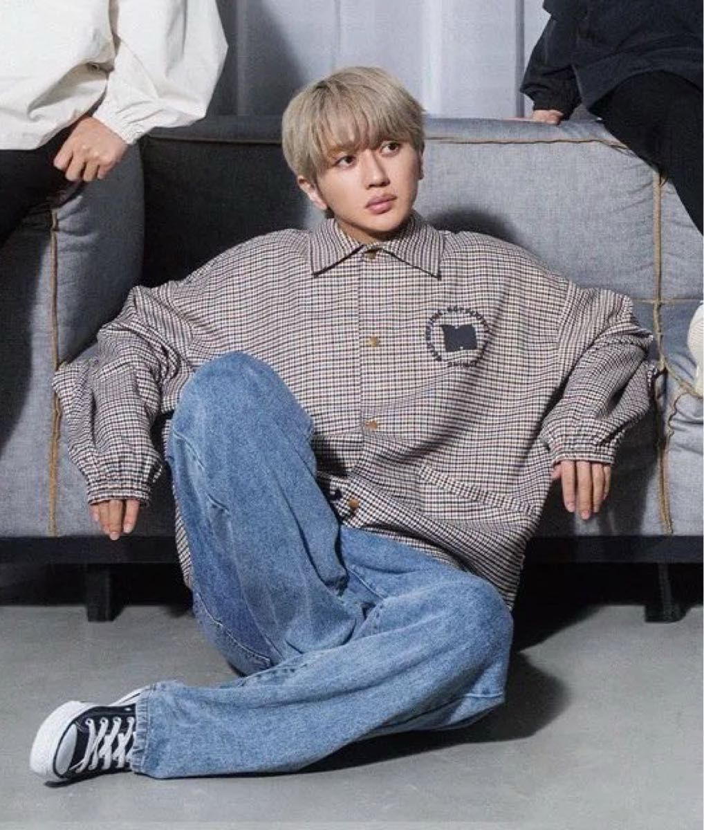 naptime デニムプルオーバージャケット LIGHT BLUE Mサイズ Nissy 西島