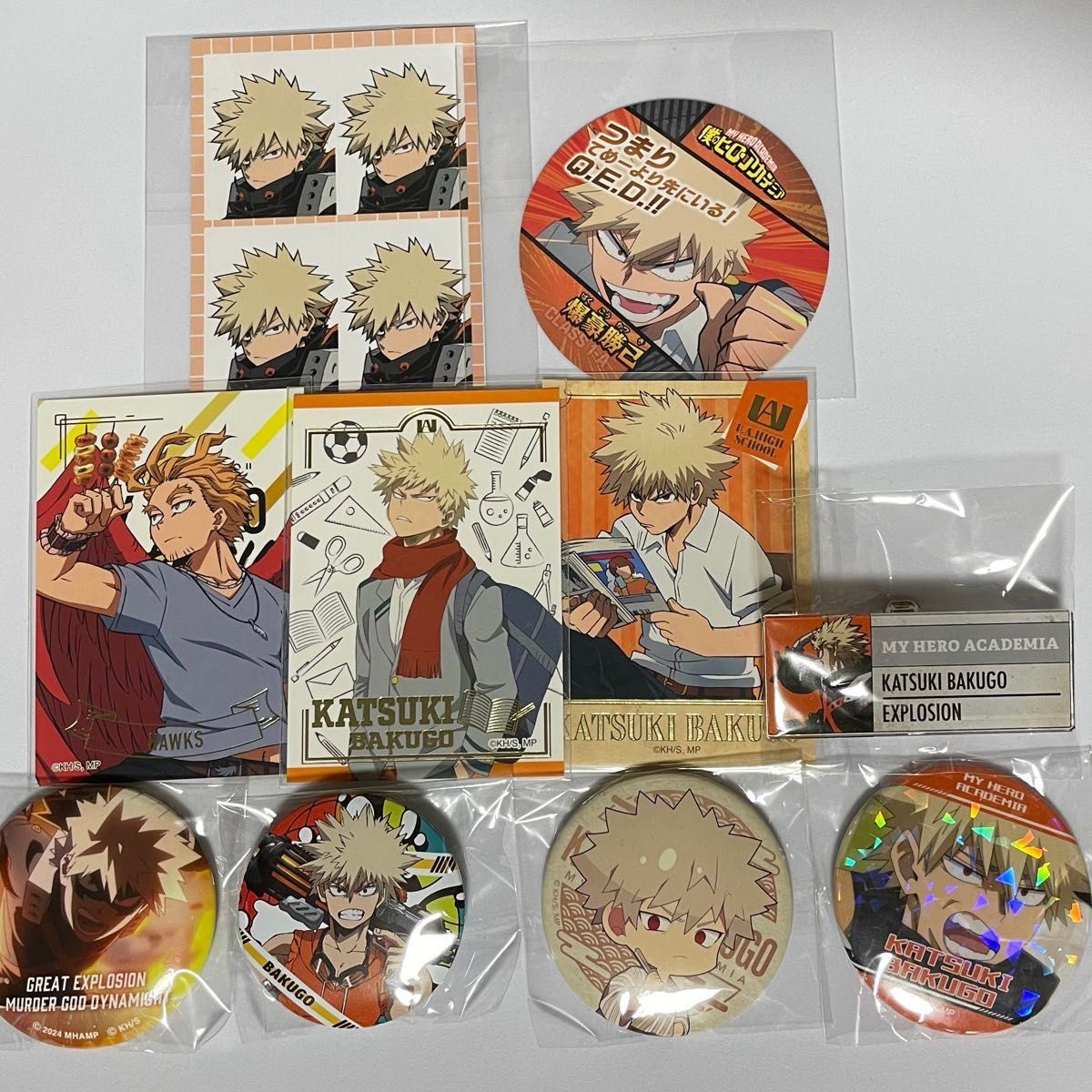 TOHO 缶バッジ 10周年 爆豪勝己 完売品 10点セット 僕のヒーロー