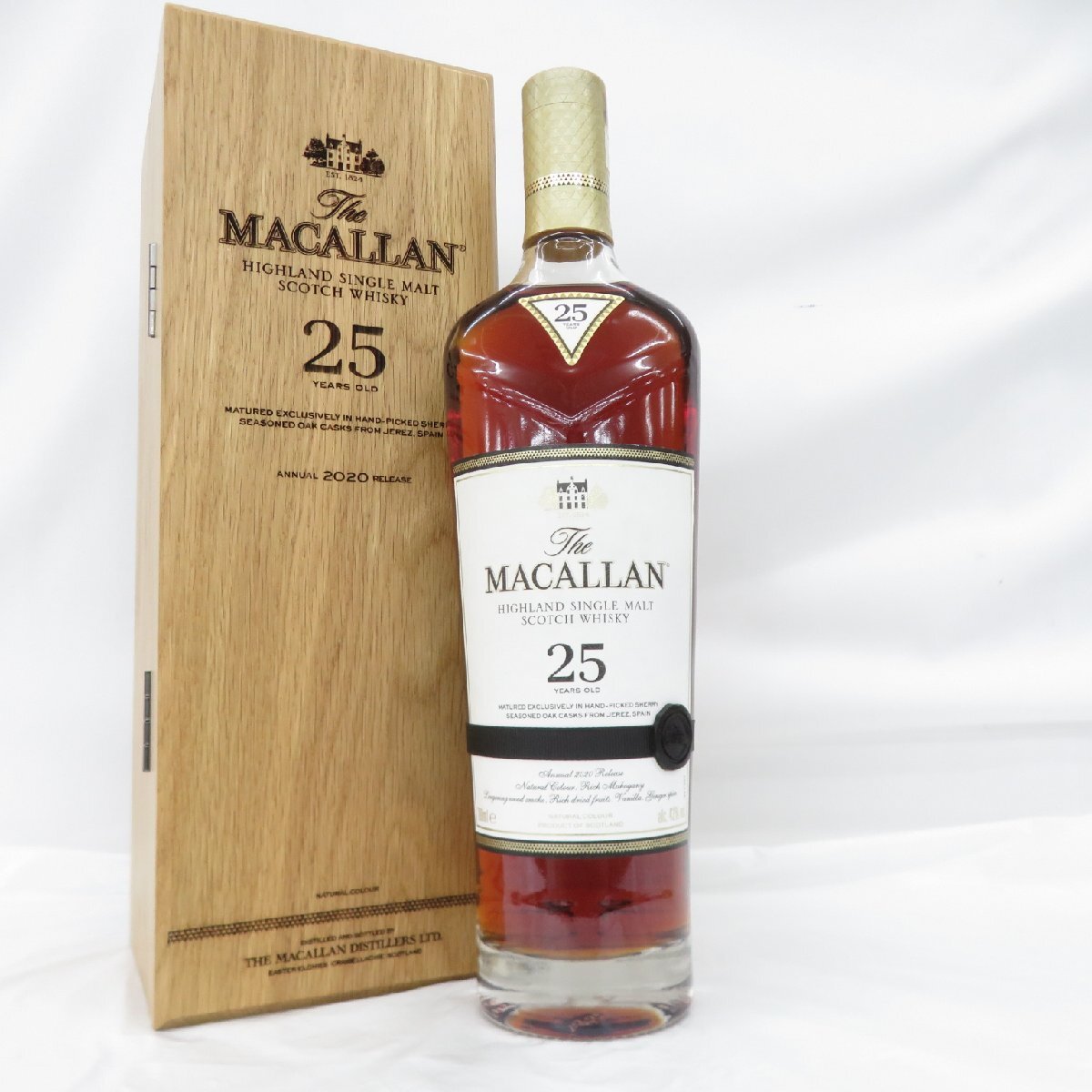 Yahoo!オークション -「マッカラン シェリーオーク 25年」の落札相場