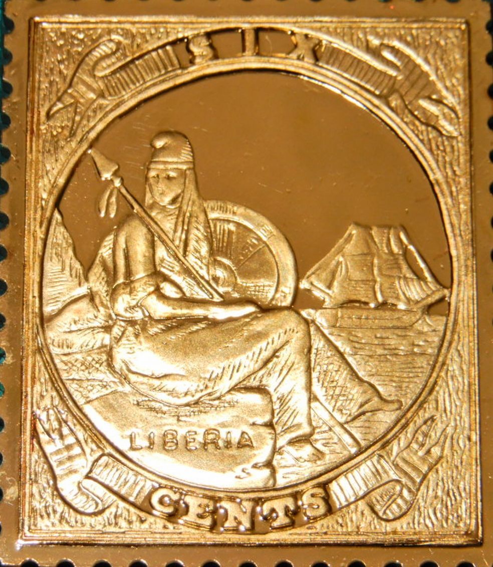 リベリア 未使用切手 リベリア国立病院慈善付加金付切手 東京切手
