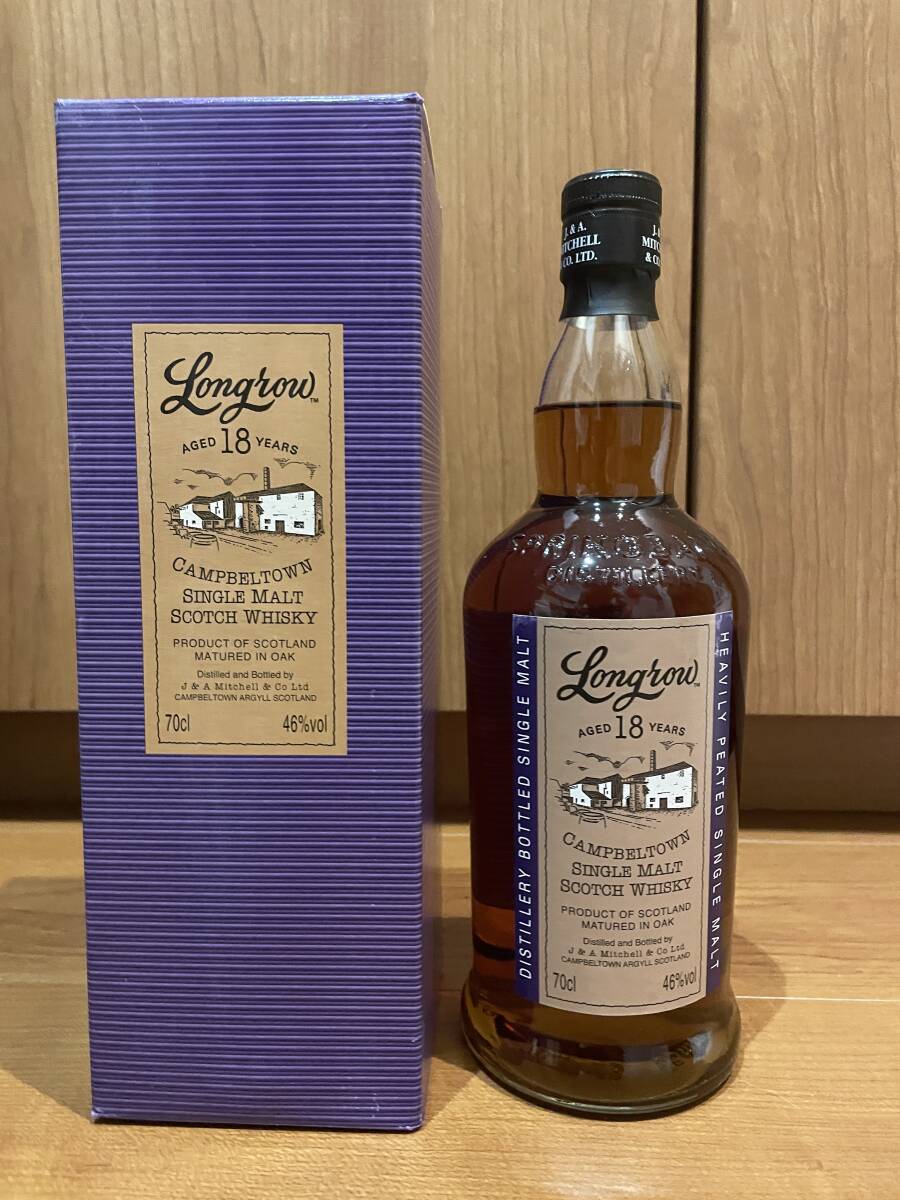 ロングロウ18年 ウイスキー 箱付き ロングロウ18年 ウイスキー 箱付き