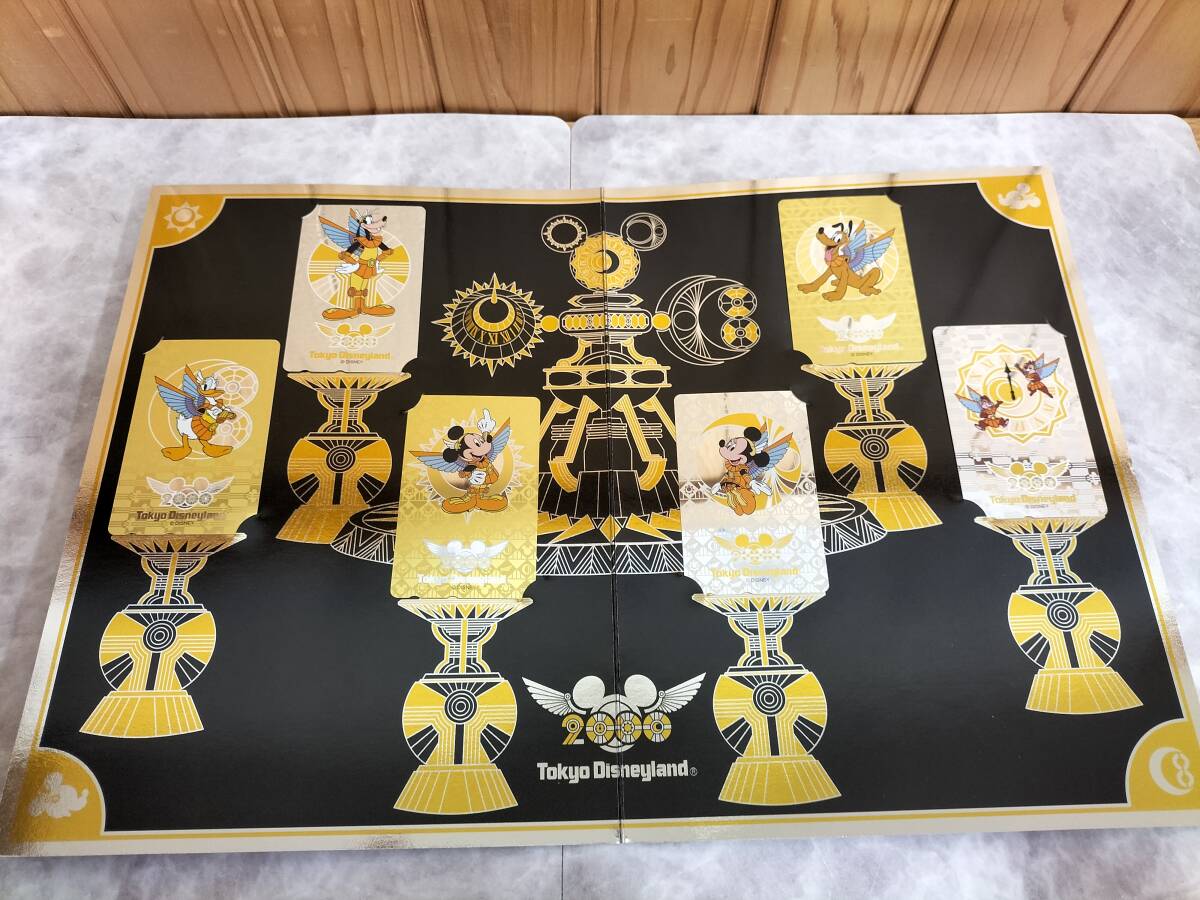 終値下☆TDL☆2000年☆時の使者 ミレニアムパスポート 木製額付