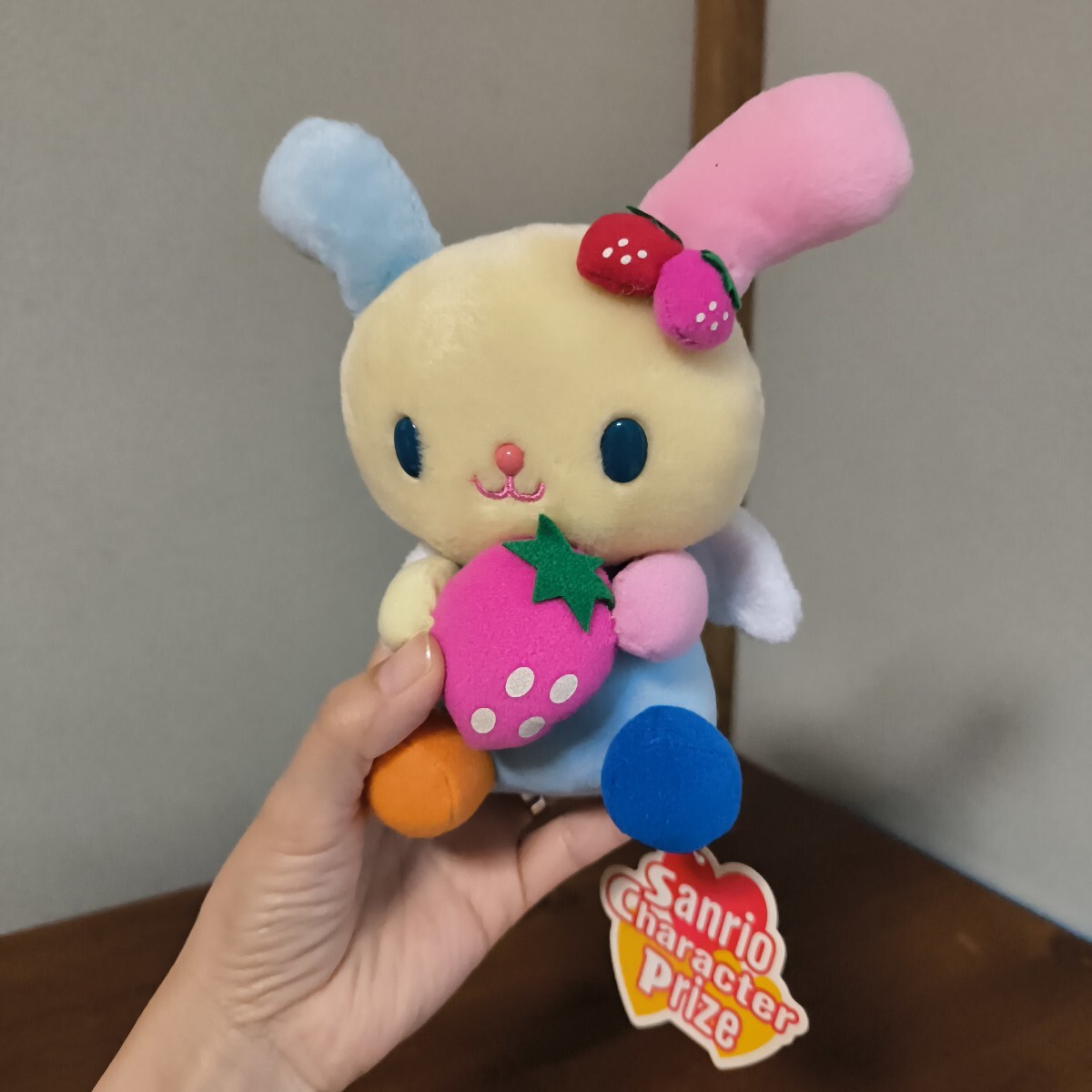 サンリオ ウサハナ うさはな ぬいぐるみ エプロン お花 2005 レトロ