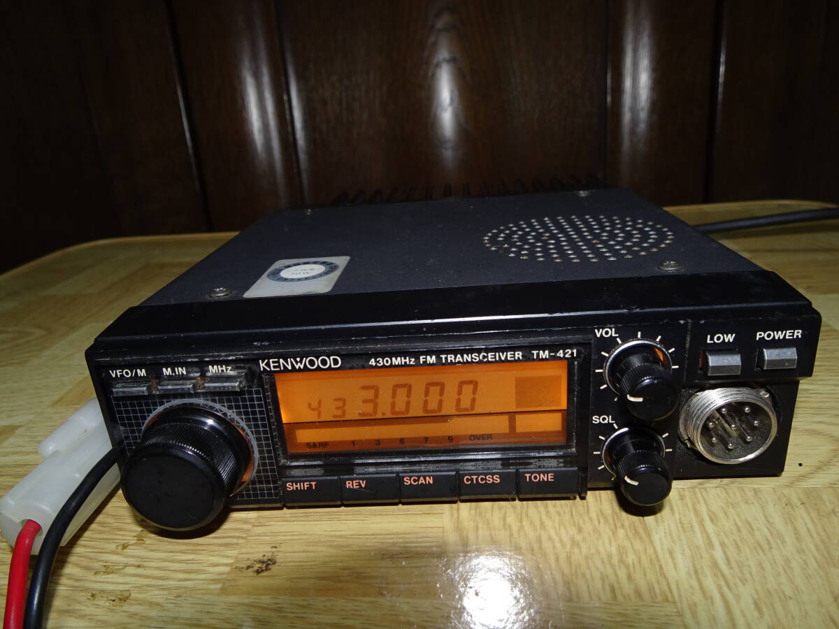 トランシーバー KENWOOD 430MHz FM transceiver TM-421 Kenwood TM-421