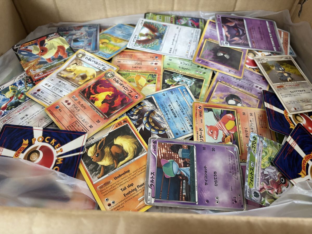 ポケモンカード 大量まとめ売り 約半数スリーブ未仕分け品 約20kg引退