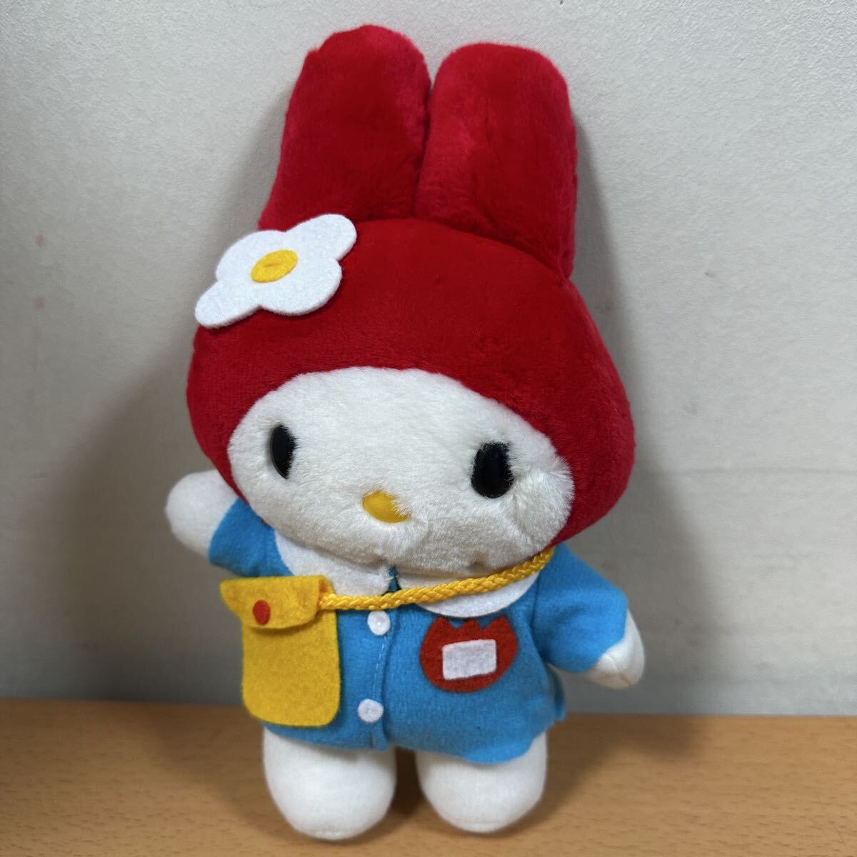 希少】レトロ マイメロ ぬいぐるみ 頭巾 昭和 希少】レトロ マイメロ