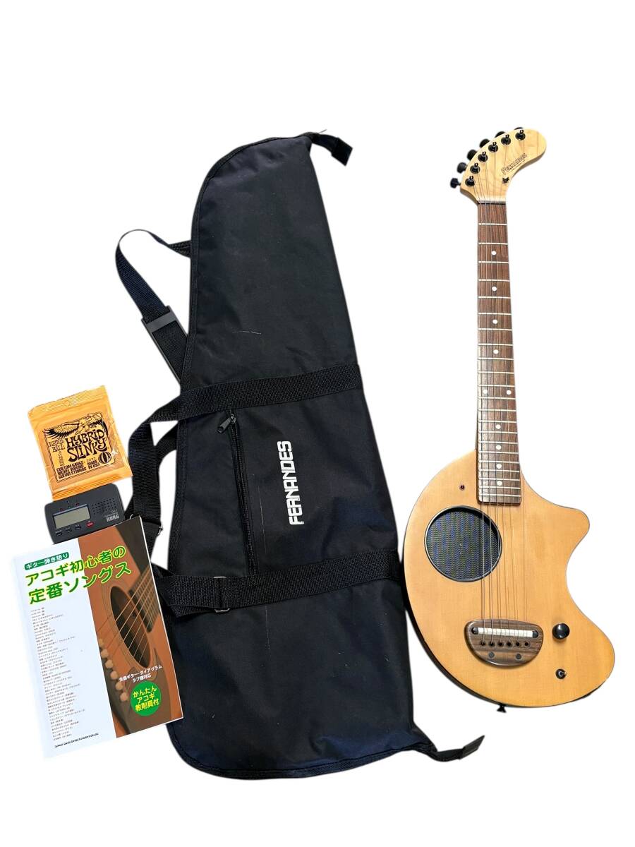 FERNANDES エレキギター 赤 ロックピン付き ゾウさんギター FERNANDES