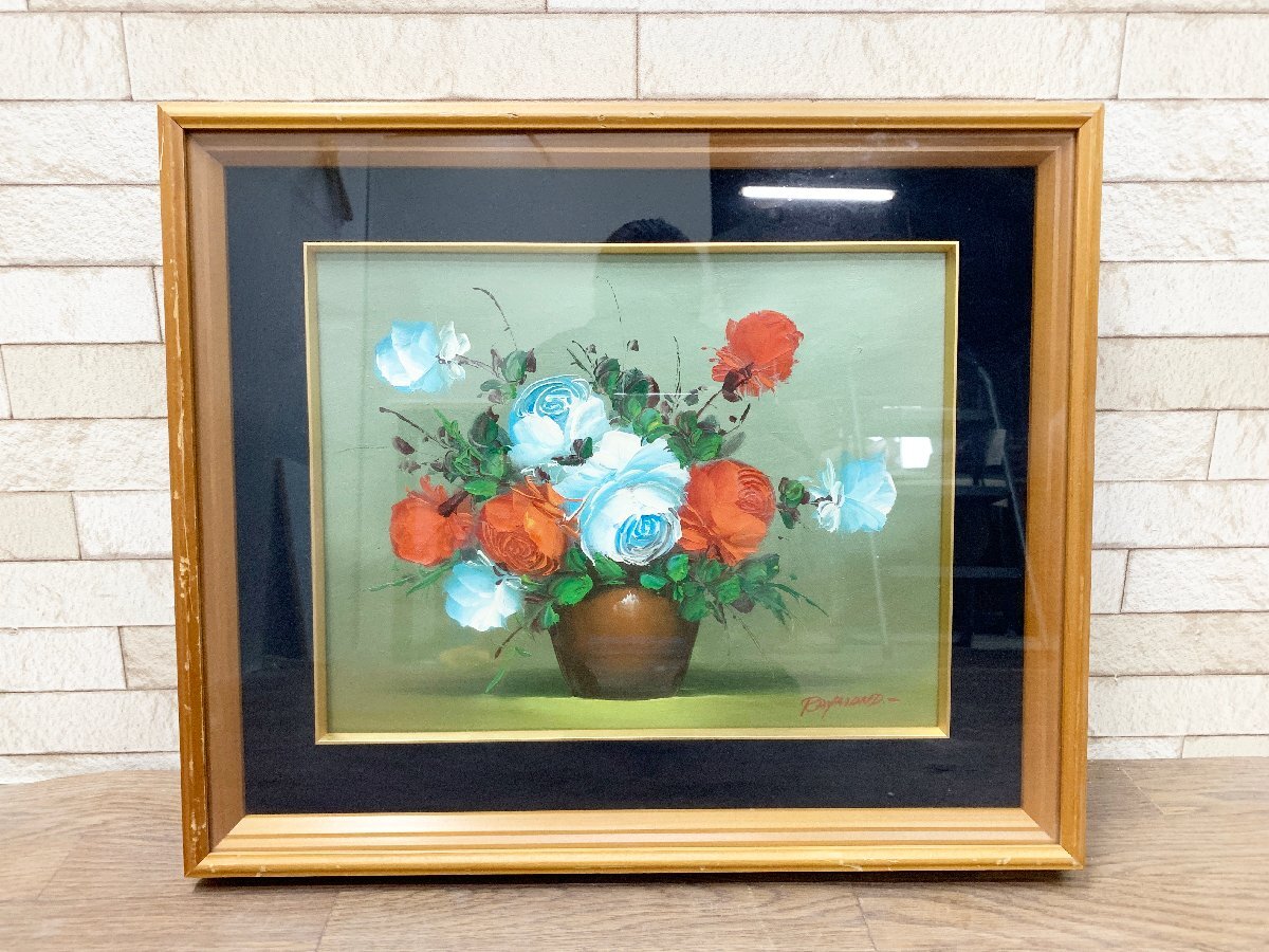 ☆奥谷全弘☆「 薔薇 」油絵 SM ☆奥谷全弘☆「 薔薇 」油絵 SM ☆奥谷