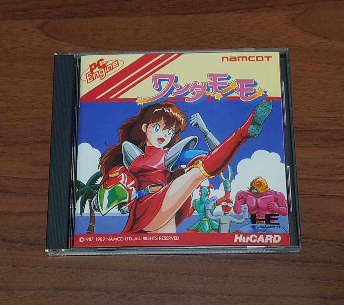 ナムコ「ワンダーモモ」下敷き未使用品 ナムコ「ワンダーモモ」下敷き