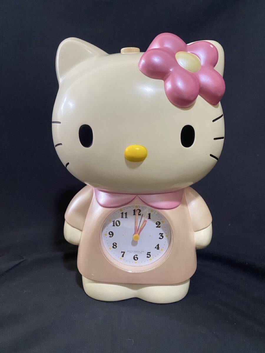 希少レア ハローキティ 目覚まし時計 ピンク 1997 サンリオ 平成レトロ