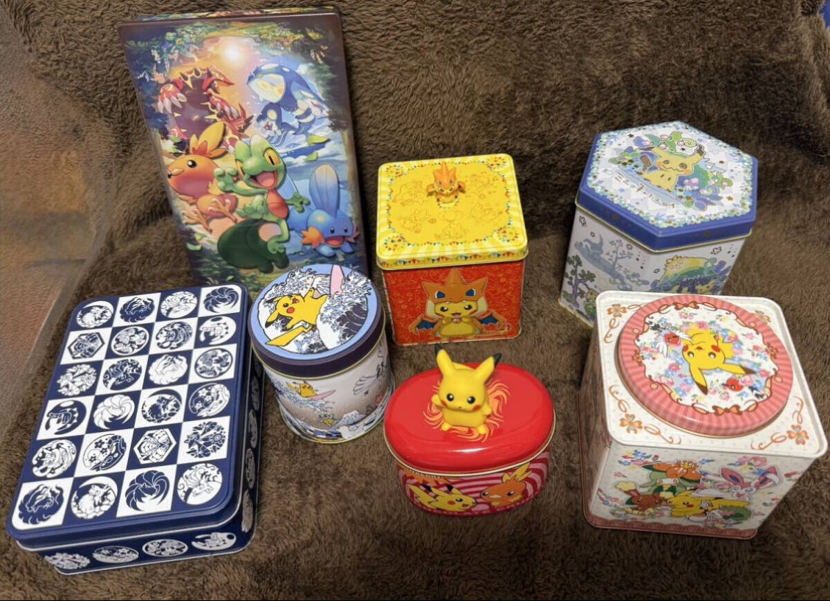 Yahoo!オークション -「ポケモン お菓子 缶」(ポケットモンスター) (は