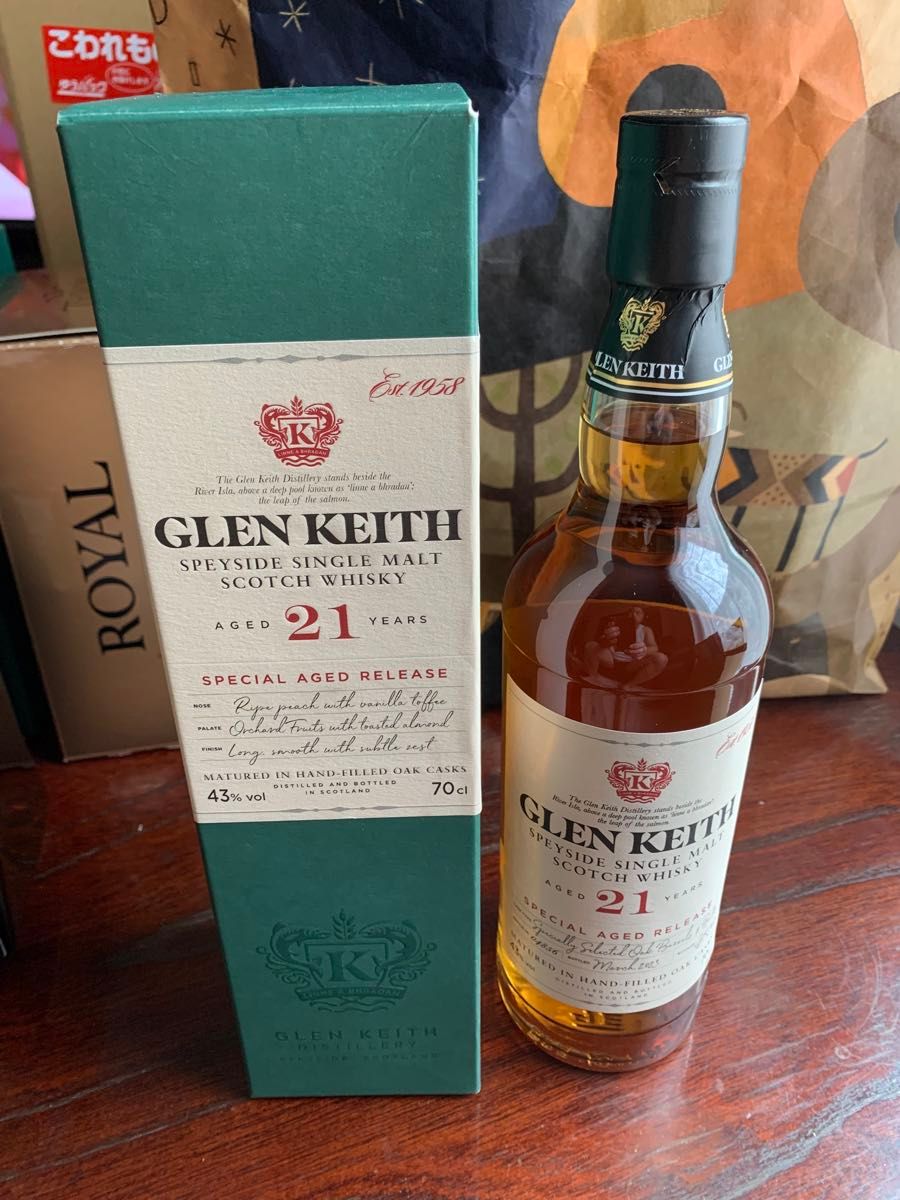 楽天市場】グレン キースの通販 グレンキース 25年 700ml 43度 定価50000円