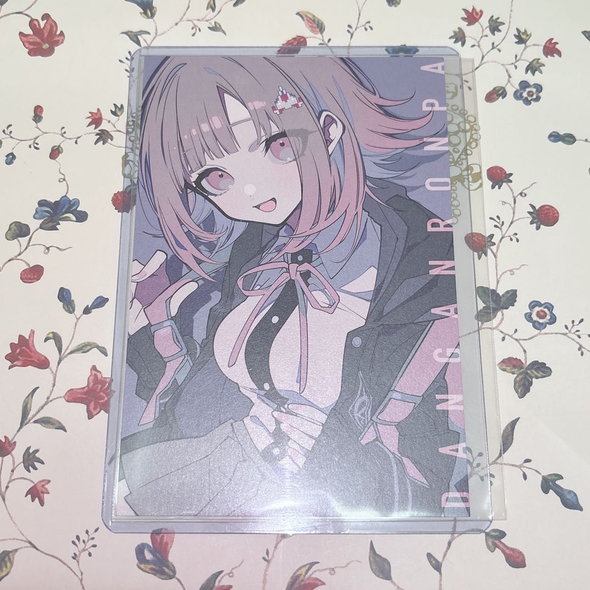 スーパーダンガンロンパ 2 七海千秋 ハート型アクリルバッジ エビテン