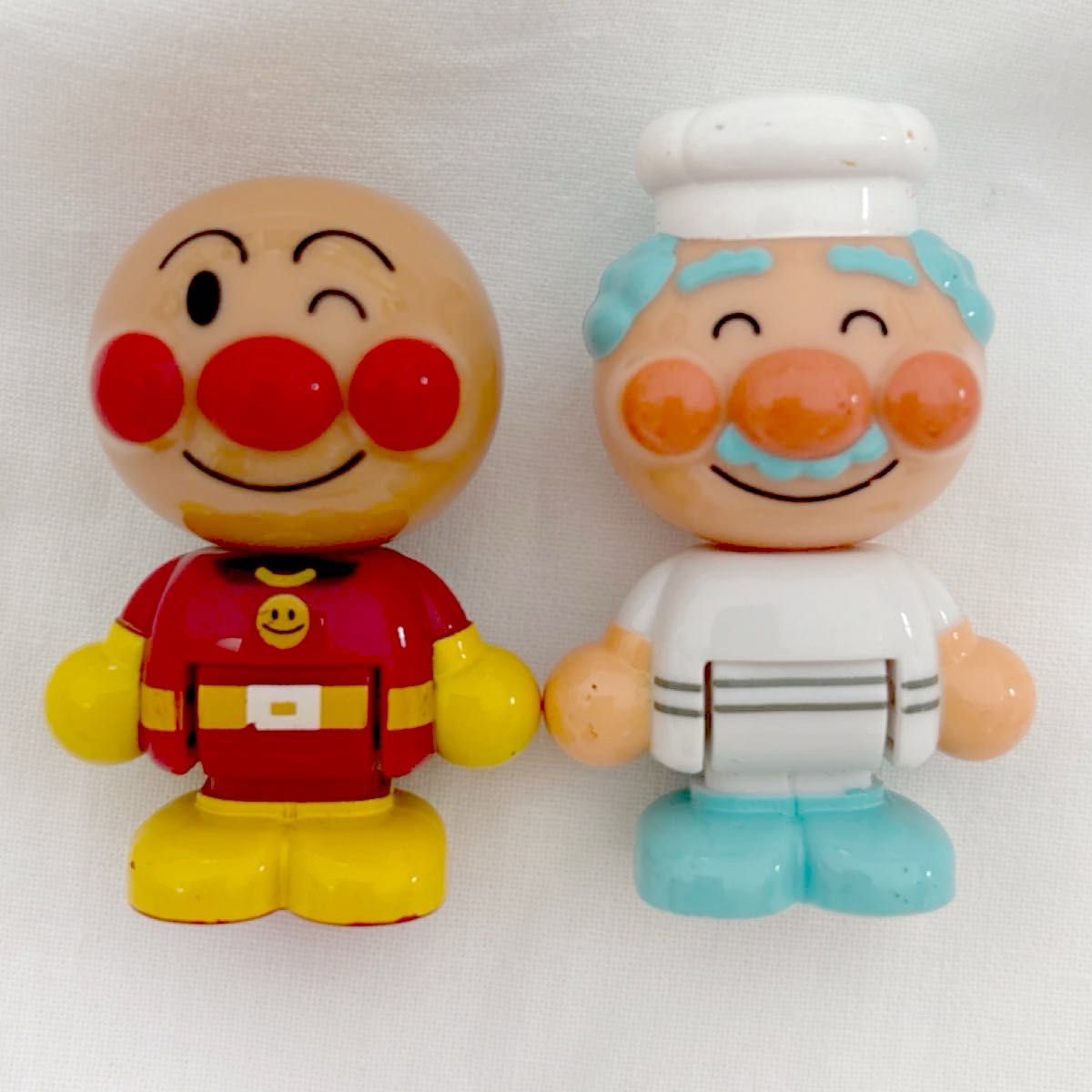 アンパンマン ジャムおじさん バタコさん チーズ フィギュア 当時物