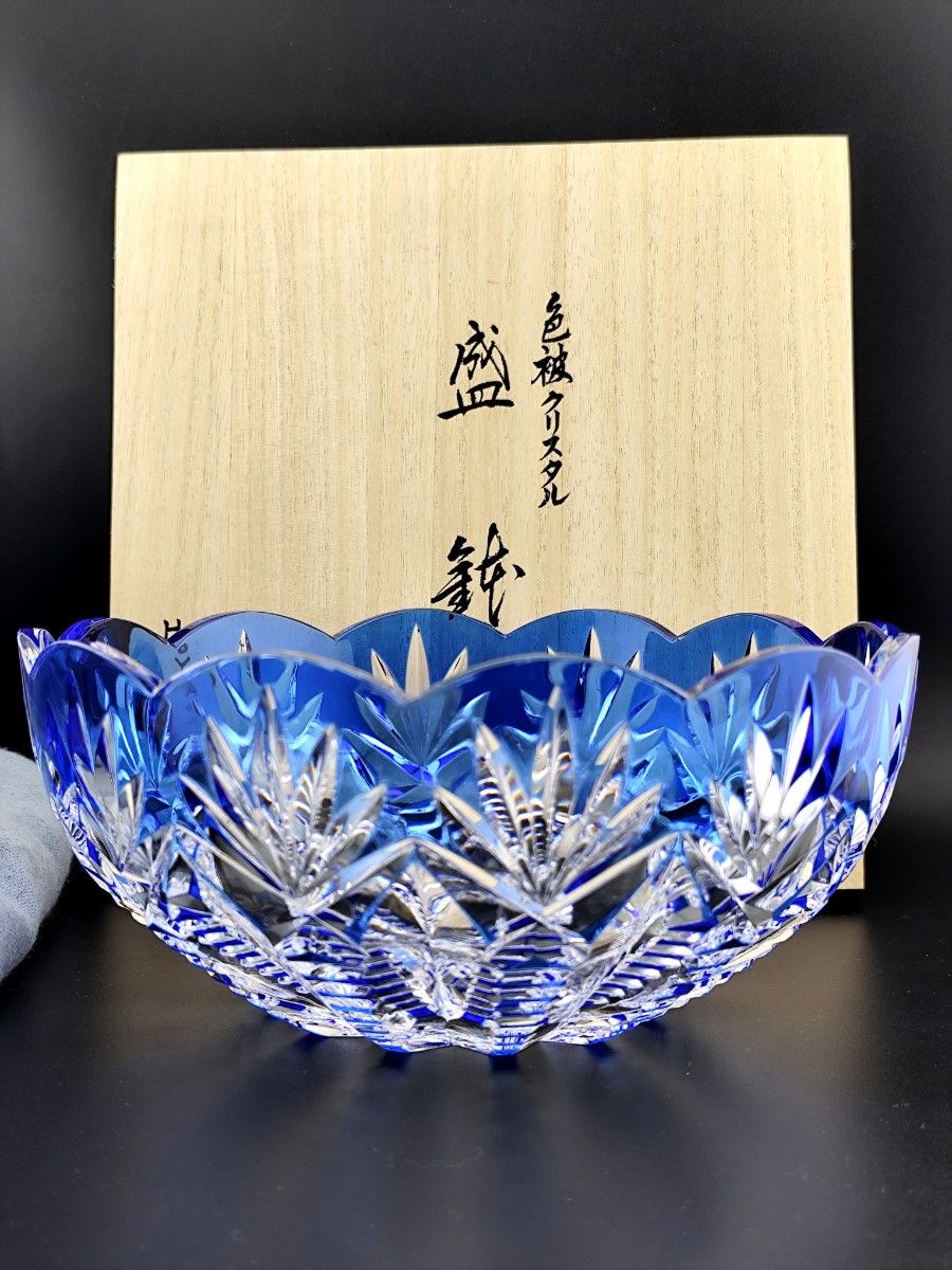 希少品 佐々文夫 HOYA ホヤクリスタル 最高級 ロックグラス6客（切子