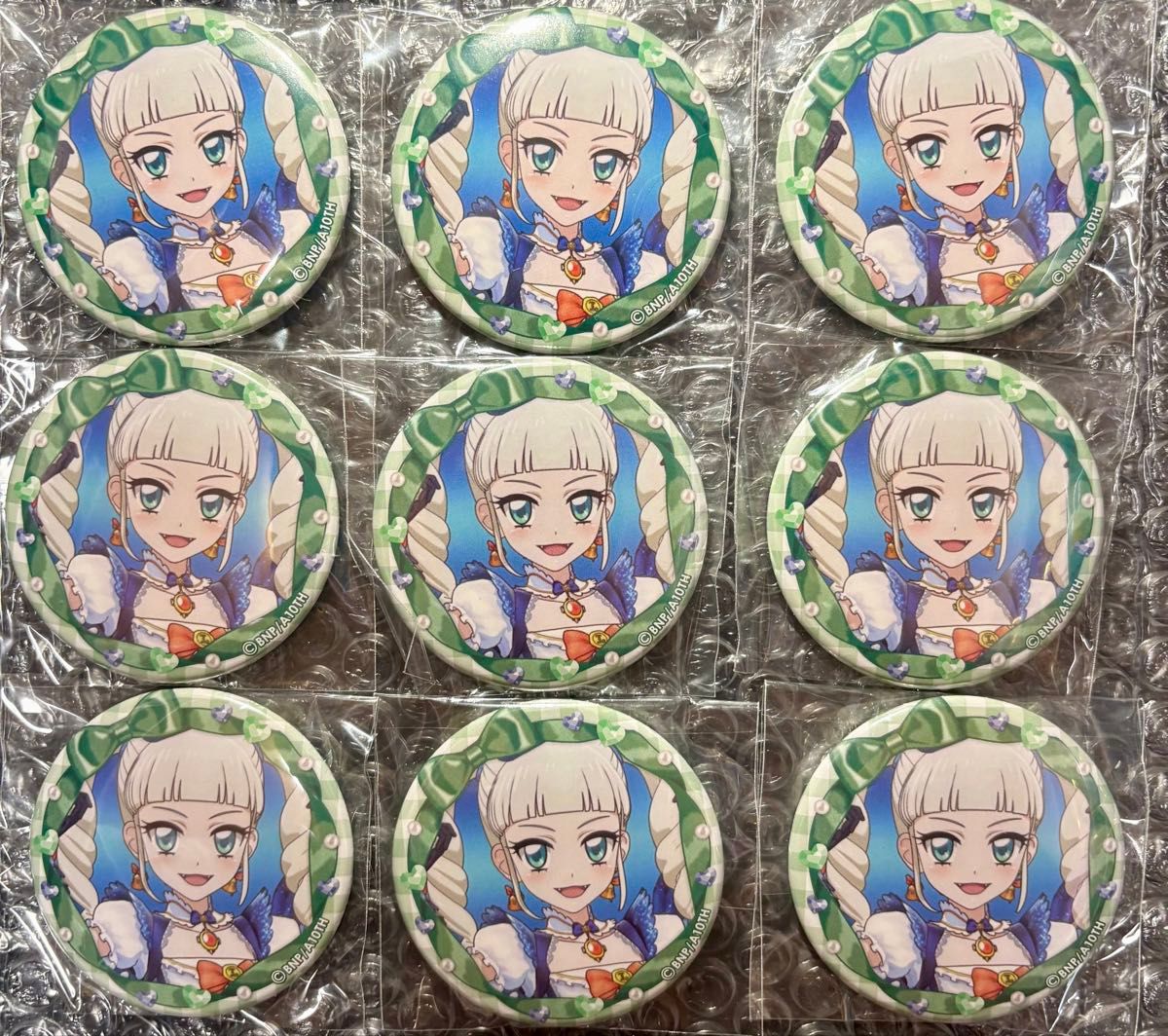 藤堂ユリカ アイカツ バースデー缶バッジ 11月～12月 オフィシャル