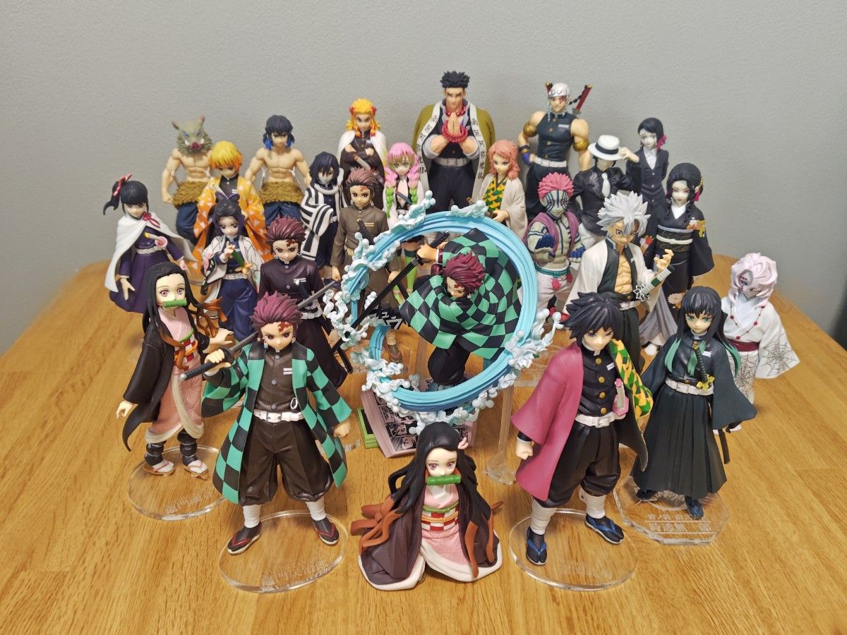 T0107-2F/ 未開封 鬼滅の刃 フィギュア まとめ 計24体 竈門炭治郎