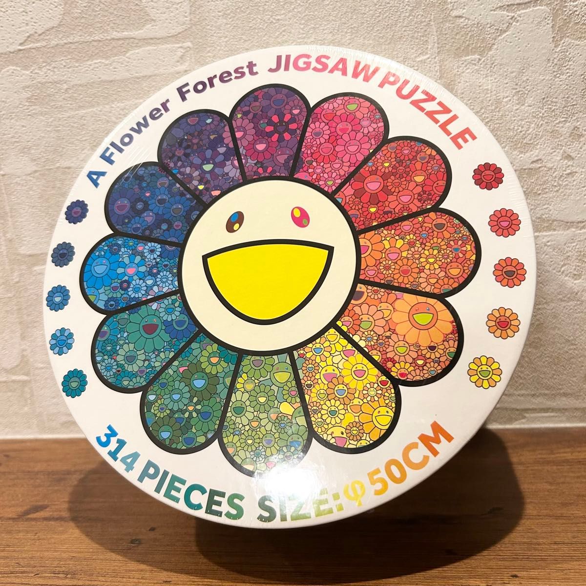 新作】村上隆 A Flower Forest Jigsaw Puzzle フラワー型