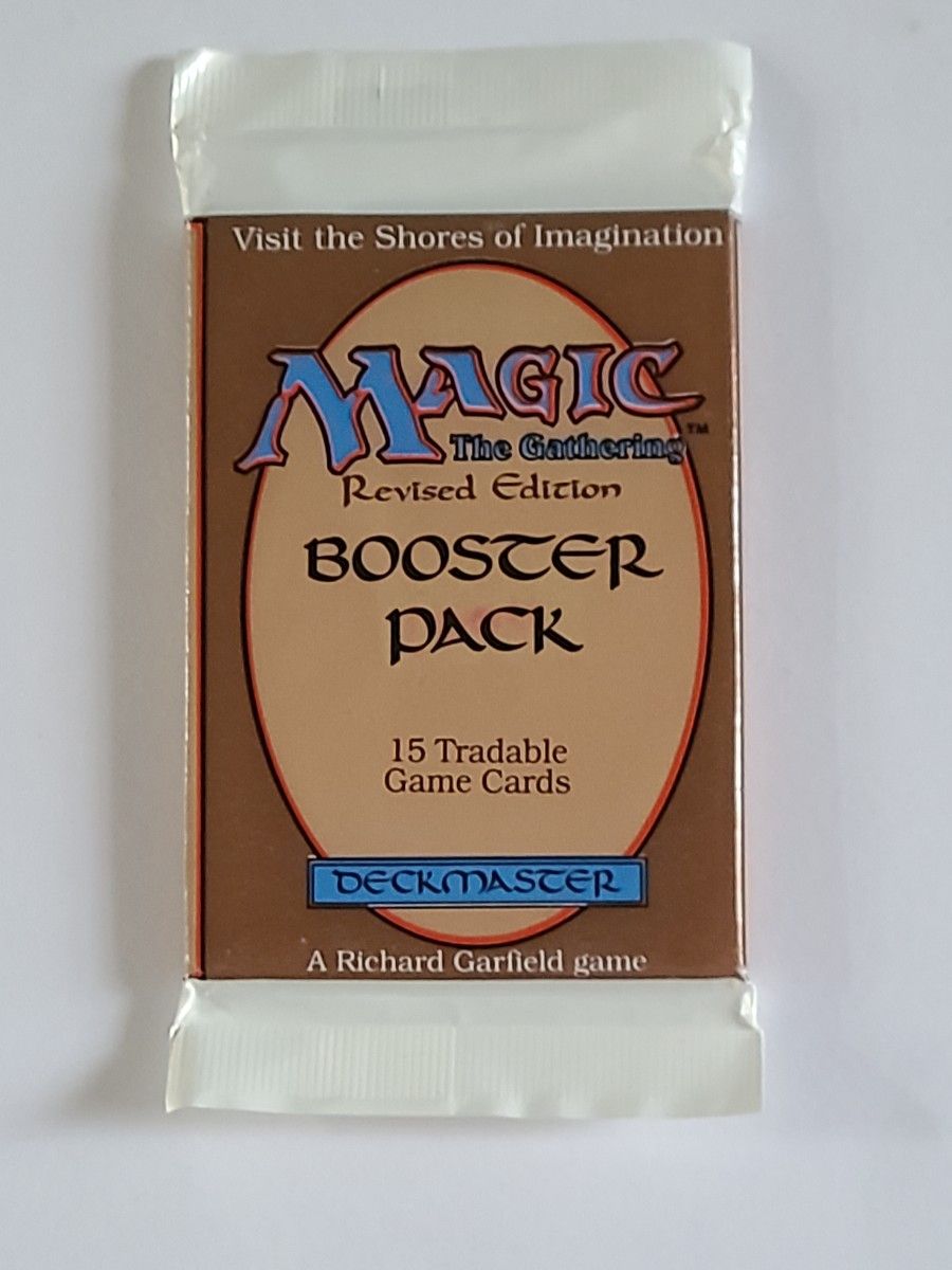 MTG FBB Revisedリバイズド 未開封ブースターパック 黒枠ドイツ語MTG