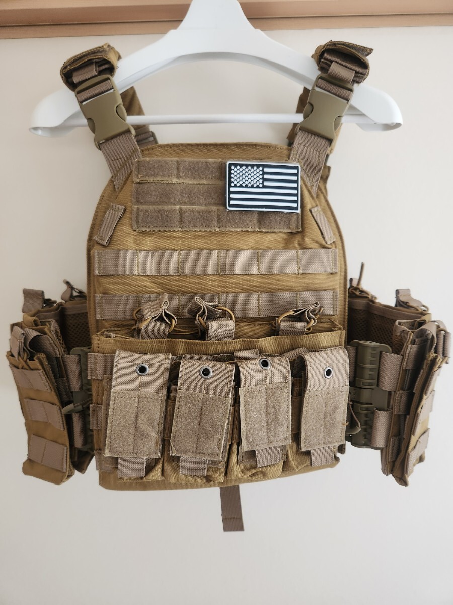 Yahoo!オークション -「プレートキャリア コヨーテブラウン」の落札