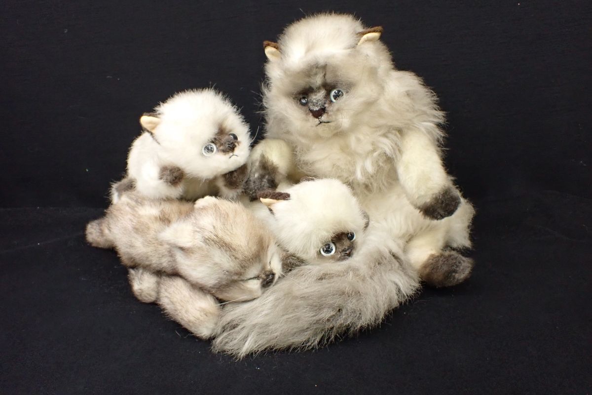 Yahoo!オークション -「レトロ ぬいぐるみ ねこ」(ネコ) (動物)の落札