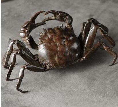 Yahoo!オークション -「置物 蟹」(銅製) (金属工芸)の落札相場・落札価格