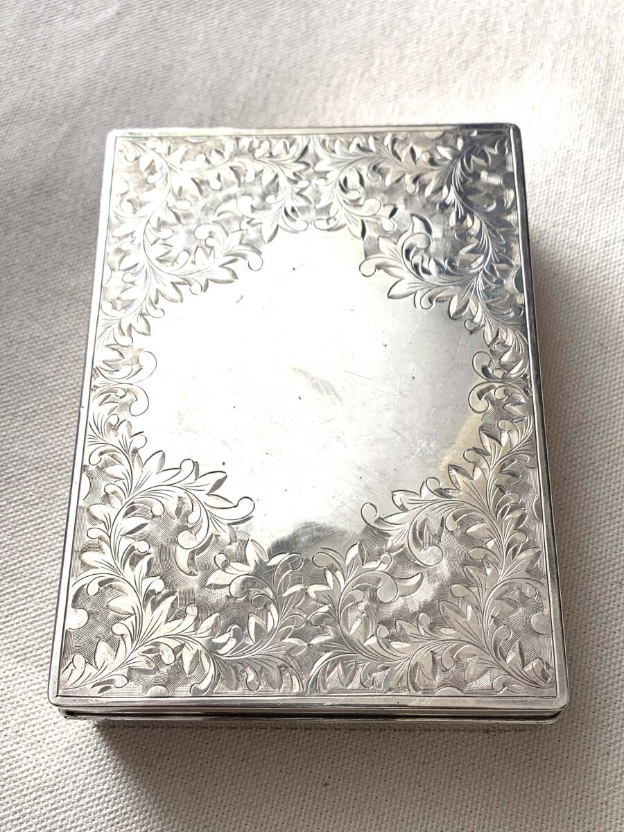 銀製品煙草入れ セット 美術工芸品 銀製品 アンティーク 銀製品煙草