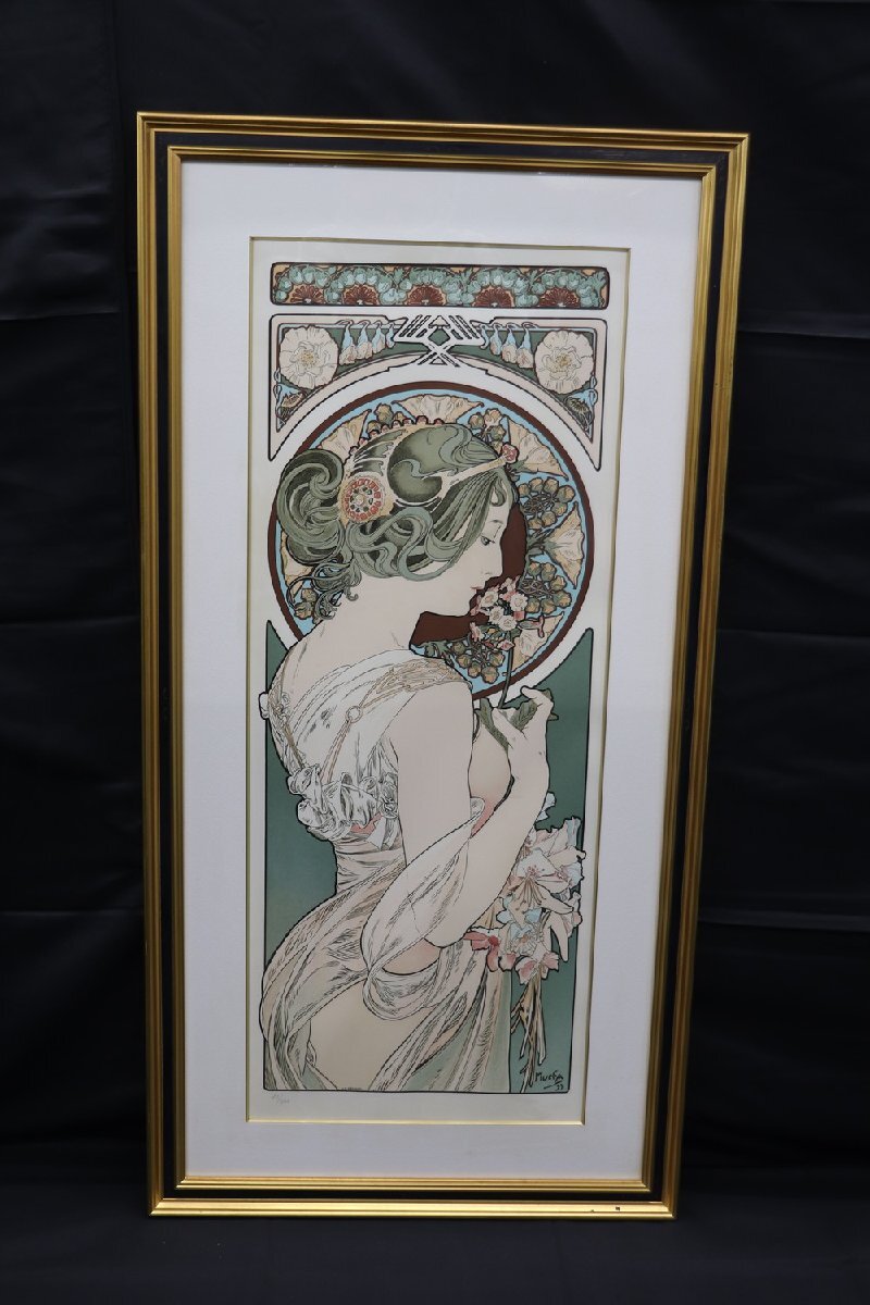 Yahoo!オークション -「ミュシャ リトグラフ」(版画) (美術品)の落札
