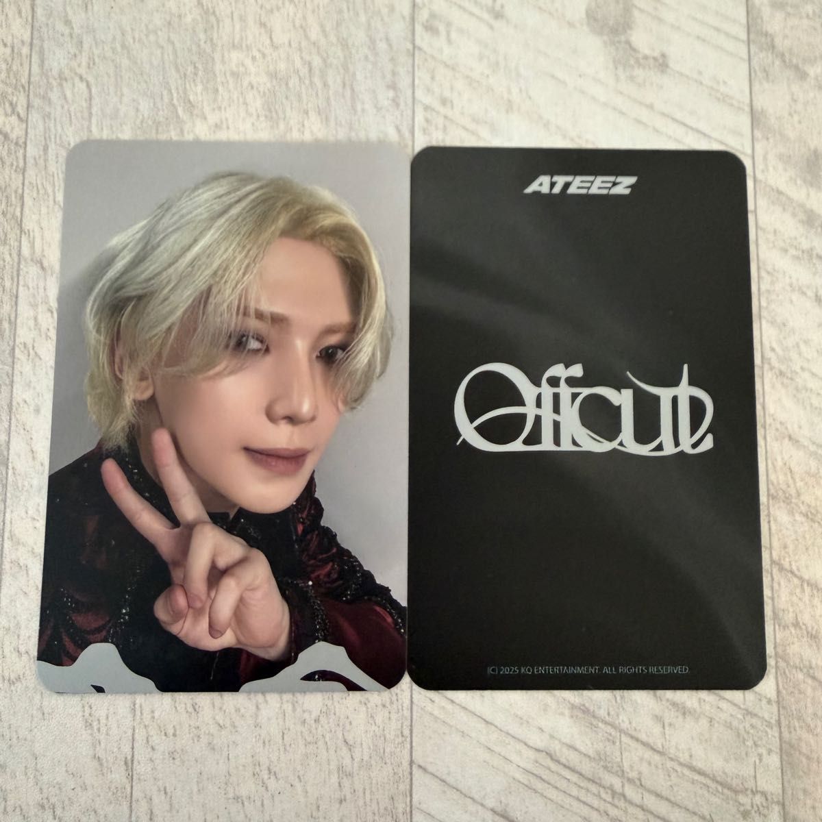 ATEEZ offcut fanplday お香 トレカ サン トレカ｜Yahoo!フリマ（旧