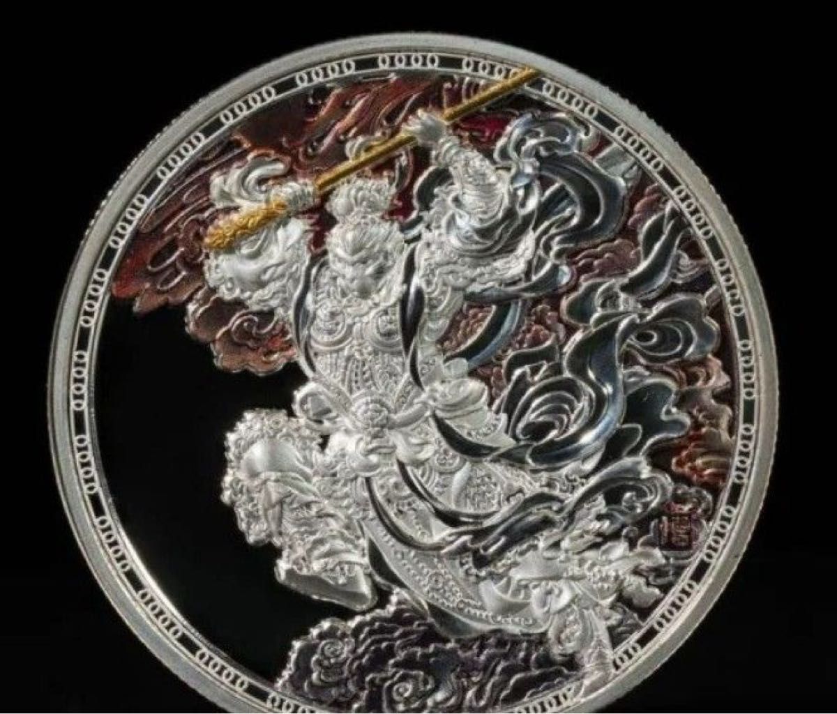 ミュシャ × 黄道十二宮 ―射手座 Sagittarius 銀メッキ付き白銅貨